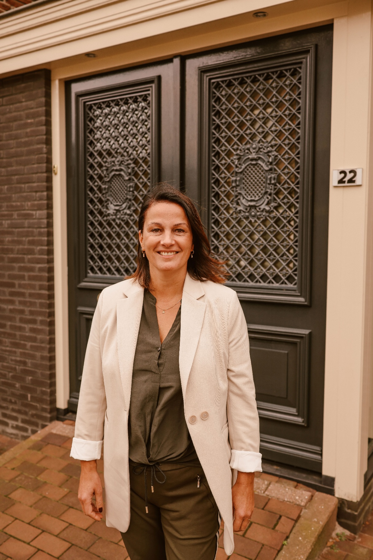 Zwangere vrouw tijdens controle in praktijk Het Uilennest